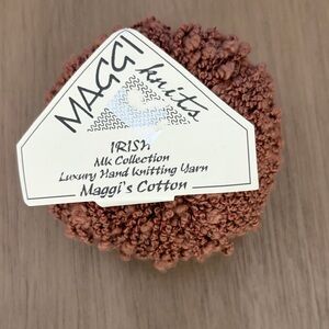 NWT Maggi's knits Irish MK Collection Cotton Luxury Hand Knitting Yarn